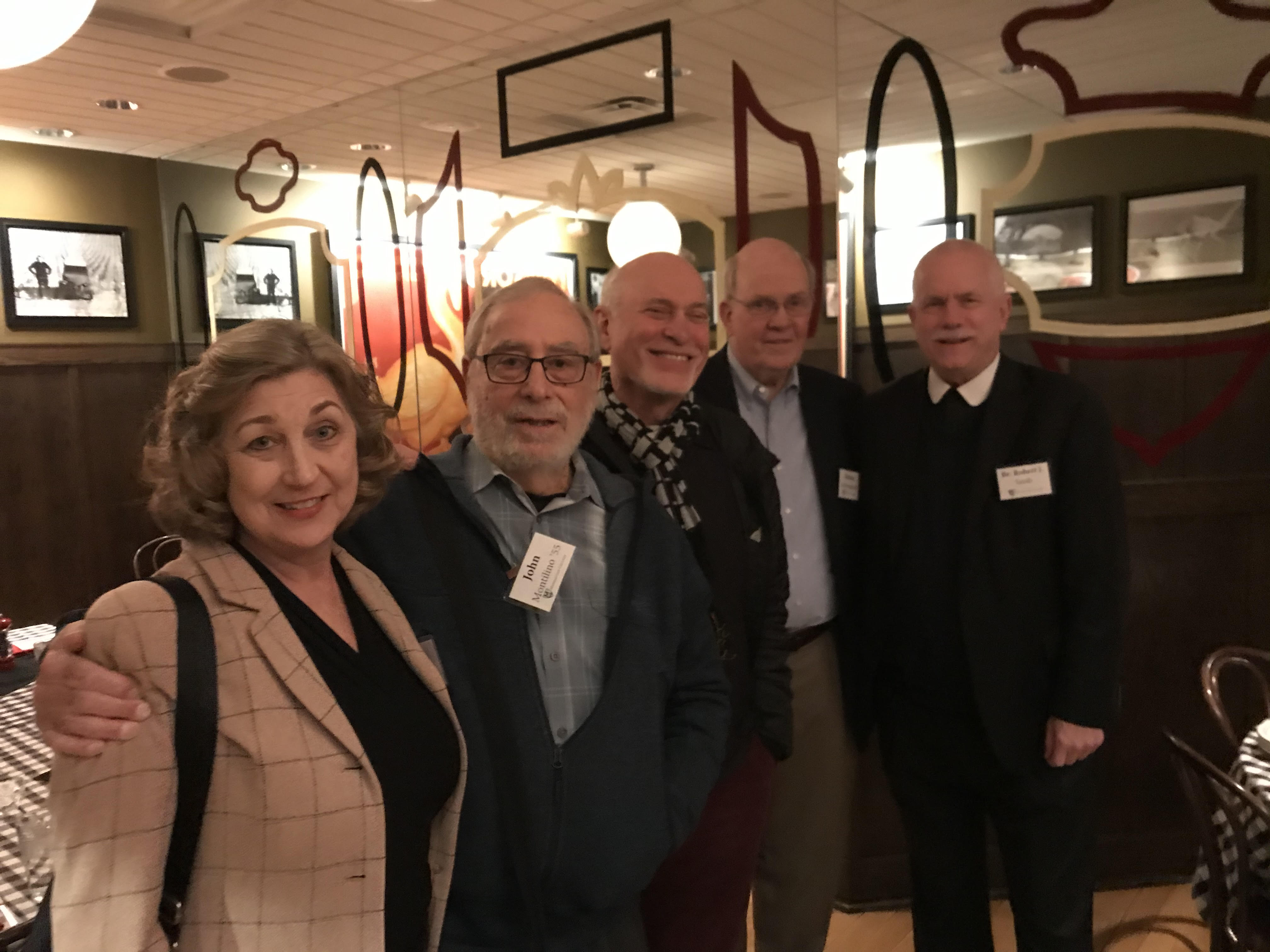 Group photo of alumni and friends attending the 2019 Jaspers of Minnesota Dinner