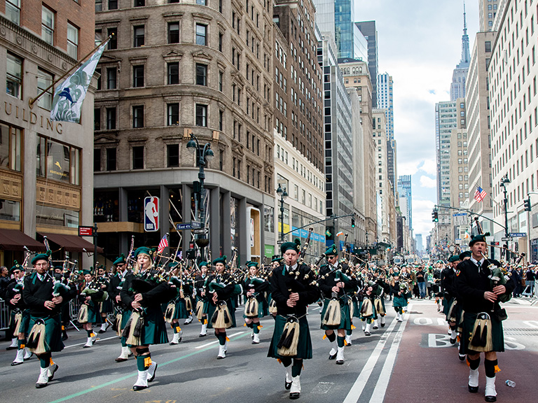 NYC St. Patrick's Day Parade Manhattan College